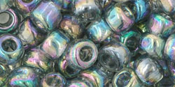 TOHO Round 3/0 Tube 2.5" : Transparent-Rainbow Gray