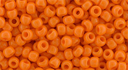 TOHO Round 3/0 Tube 2.5" : Opaque Orange