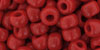 TOHO Round 3/0 Tube 2.5" : Opaque Pepper Red