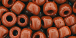 TOHO Round 3/0 Tube 2.5" : Opaque Terra Cotta