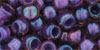 TOHO Round 3/0 Tube 2.5" : Inside-Color Rainbow Rosaline/Opaque Purple-Lined