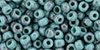 TOHO Round 6/0 Tube 2.5" : Marbled Opaque Turquoise/Amethyst