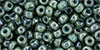 TOHO Round 6/0 Tube 2.5" : Marbled Opaque Turquoise/Blue