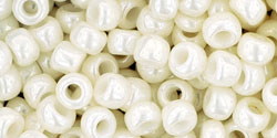 TOHO Round 6/0 Tube 2.5" : Opaque-Lustered Navajo White