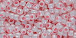 TOHO Round 6/0 Tube 2.5" : Opaque-Lustered Baby Pink
