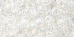 TOHO Round 6/0 Tube 5.5" : Transparent-Rainbow Crystal