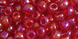 TOHO Round 6/0 Tube 5.5" : Transparent-Rainbow Ruby