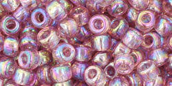 TOHO Round 6/0 Tube 5.5" : Transparent Rainbow Lt Amethyst