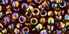 TOHO Round 6/0 Tube 2.5" : Transparent-Rainbow Smoky Topaz