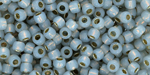TOHO Round 6/0 Tube 2.5" : Translucent Silver-Lined Cloud