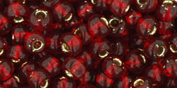 TOHO Round 6/0 Tube 5.5" : Silver-Lined Garnet