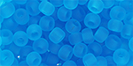 TOHO Round 6/0 Tube 2.5" : Transparent-Frosted Dk Aquamarine