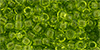 TOHO Round 6/0 Tube 2.5" : Transparent Lime Green