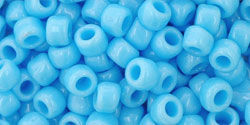 TOHO Round 6/0 Tube 5.5" : Opaque Blue Turquoise