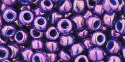 TOHO Round 6/0 Tube 2.5" : Higher-Metallic Grape