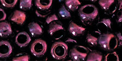 TOHO Round 6/0 Tube 5.5" : Higher-Metallic Dk Amethyst