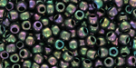 TOHO Round 6/0 Tube 2.5" : Higher-Metallic Iris - Purple/Green