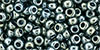 TOHO Round 6/0 Tube 2.5" : Galvanized Green Silver