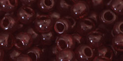 TOHO Round 6/0 Tube 5.5" : Transparent Garnet