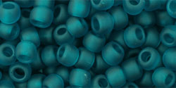 TOHO Round 6/0 Tube 2.5" : Transparent-Frosted Teal