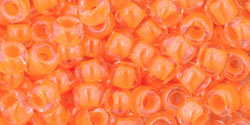 TOHO Round 6/0 Tube 2.5" : Luminous Neon Orange