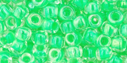 TOHO Round 6/0 Tube 2.5" : Luminous Neon Green