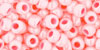 TOHO Round 6/0 Tube 2.5" : Opaque-Pastel Peach Blossom