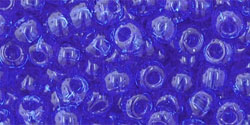 TOHO Round 6/0 Tube 5.5" : Transparent Sapphire