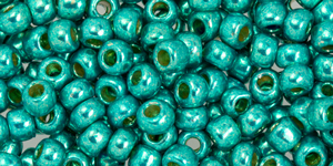 TOHO Round 6/0 Tube 2.5" : PermaFinish - Galvanized Teal