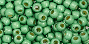 TOHO Round 6/0 : PermaFinish - Galvanized Matte Mint Green