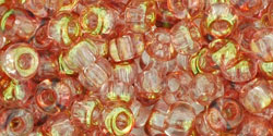 TOHO Round 6/0 : HYBRID Dual Lustered - Gold/Pink