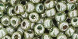 TOHO Round 6/0 : HYBRID Opal - Lt Green Picasso