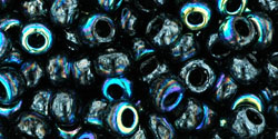 TOHO Round 6/0 : HYBRID Marbled Hematite AB