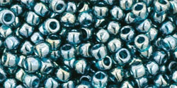 TOHO Round 8/0 Tube 2.5" : Transparent-Lustered Teal