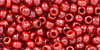 TOHO Round 8/0 Tube 2.5" : Opaque-Lustered Cherry