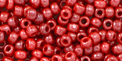 TOHO Round 8/0 Tube 2.5" : Opaque-Lustered Cherry