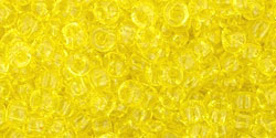 TOHO Round 8/0 Tube 5.5" : Transparent Lemon