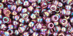 TOHO Round 8/0 : Transparent Rainbow Med Amethyst