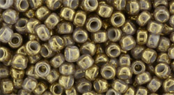 TOHO Round 8/0 : Gilded Marble White