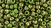 TOHO Round 8/0 : Gilded Marble Green