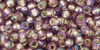 TOHO Round 8/0 Tube 5.5" : Silver-Lined Rainbow Amethyst