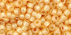 TOHO Round 8/0 : Silver-Lined Milky Lt Topaz