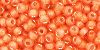 TOHO Round 8/0 Tube 5.5" : Silver-Lined Milky Grapefruit