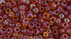 TOHO Round 8/0 : Inside-Color Rainbow Lt Topaz/Mauve-Lined
