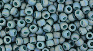 TOHO Round 8/0 Tube 2.5" : Semi Glazed Rainbow - Turquoise