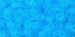 TOHO Round 8/0 : Transparent-Frosted Aquamarine