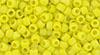 TOHO Round 8/0 Tube 2.5" : Opaque-Rainbow-Frosted Dandelion