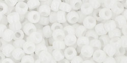 TOHO Round 8/0 Tube 2.5" : Opaque White