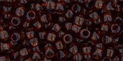 TOHO Round 8/0 : Transparent Smoky Topaz
