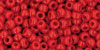 TOHO Round 8/0 Tube 2.5" : Opaque Pepper Red